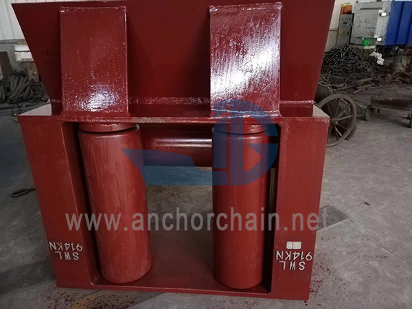 JIS F2026 Fairlead с хоризонтална ролка